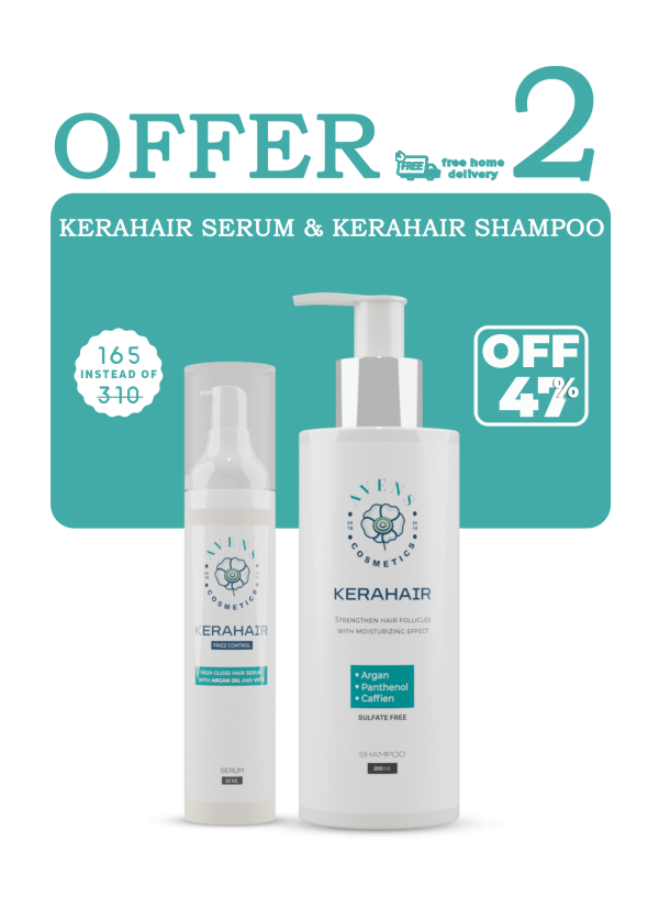 Kerahair shampoo and Kerahair serum