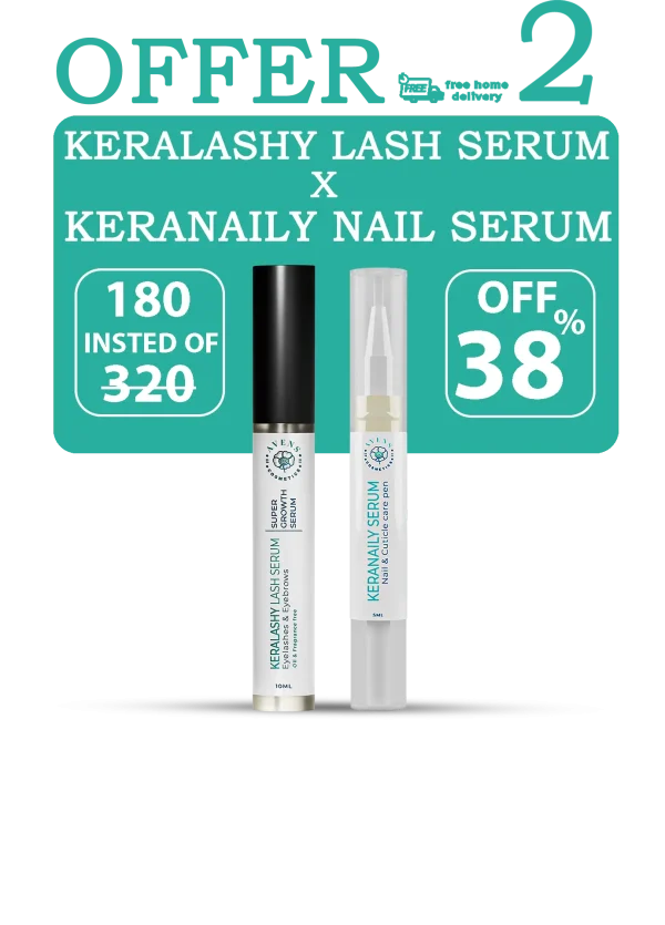 Keralashy lash serum and Keranaily serum