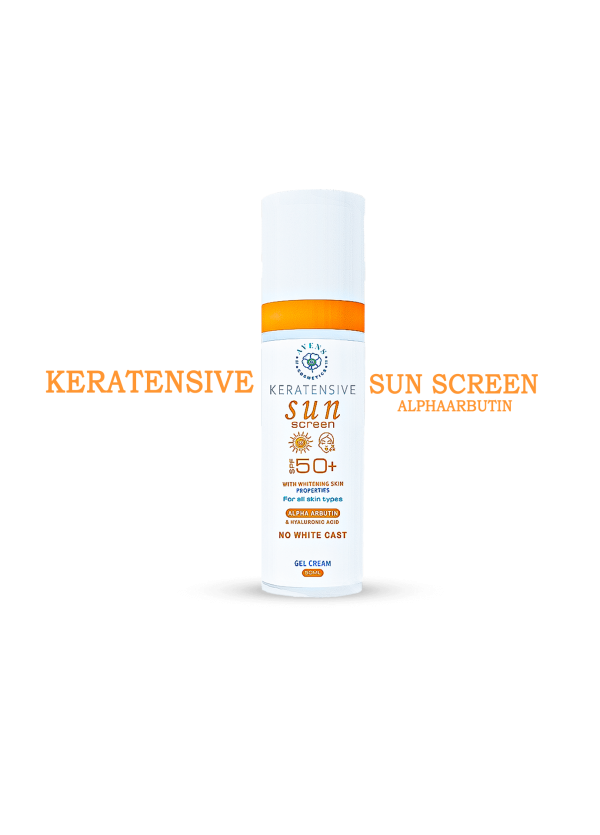 Keratensive Sunscreen 50+ spf with alpha arbutin