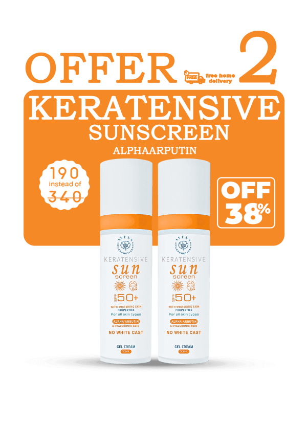 2Keratensive sun screen gel cream (alpha arbutin) 50ml