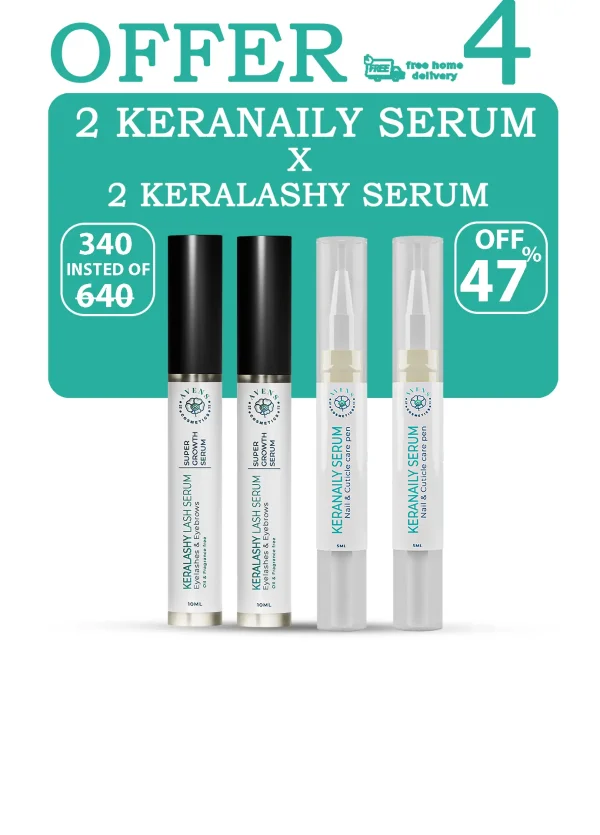 2KERALASHY SERUM + 2 KERANAILY SERUM OFFER