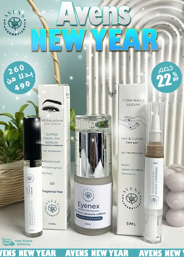 NEW YEAR OFFER ( EYENEX CREAM X KERANAILY SERUM X KERALASHY SERUM )