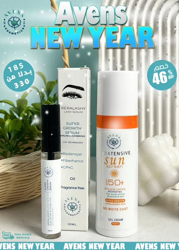 NEW YEAR OFFER (LASHY SERUM X KERATENSIVE SUN SCREEN)